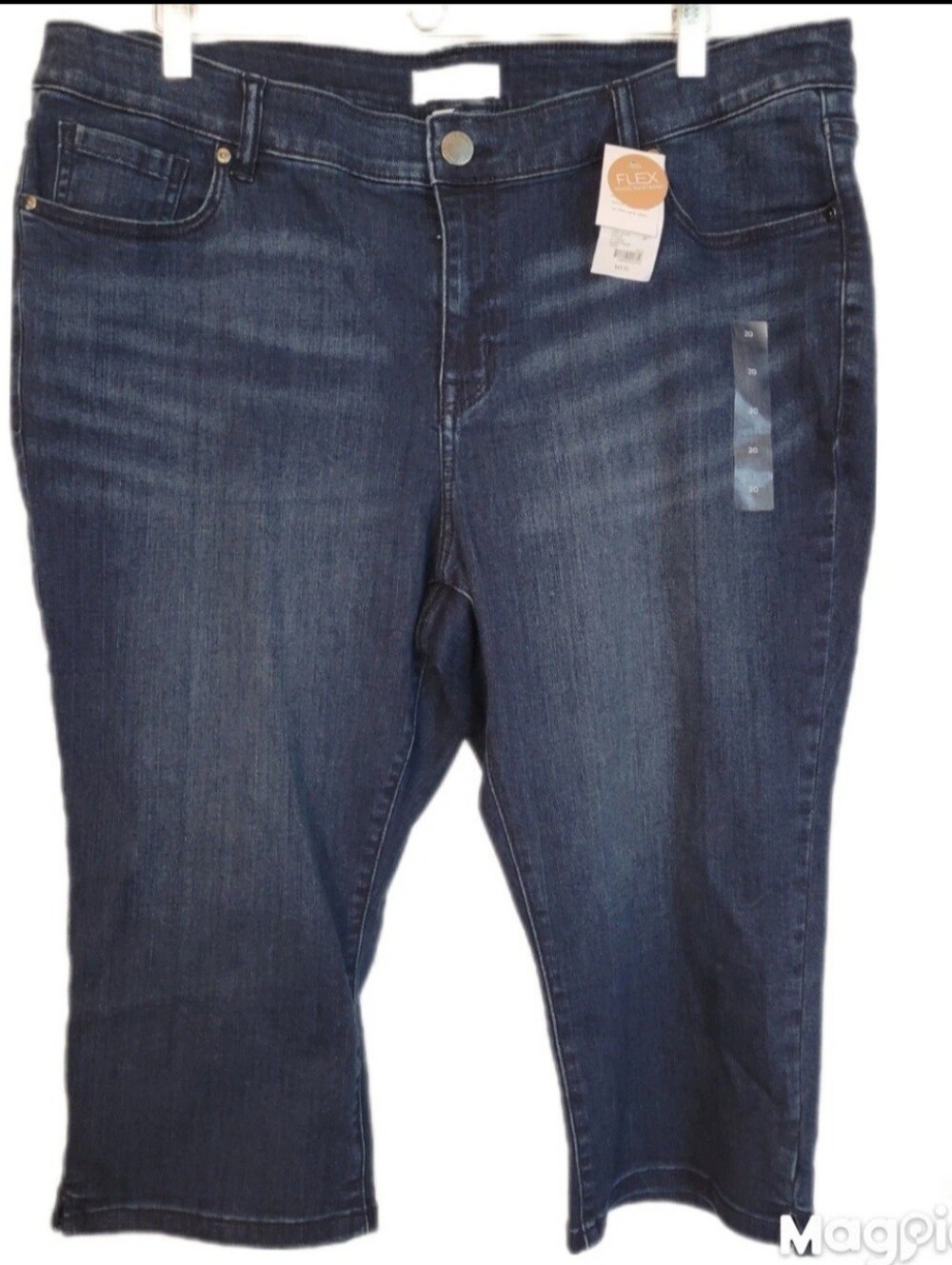 Lane Bryant 20 Plus Flex Magic Waist Signature Fit Mid-Rise Pedal Jeans $69 NWT